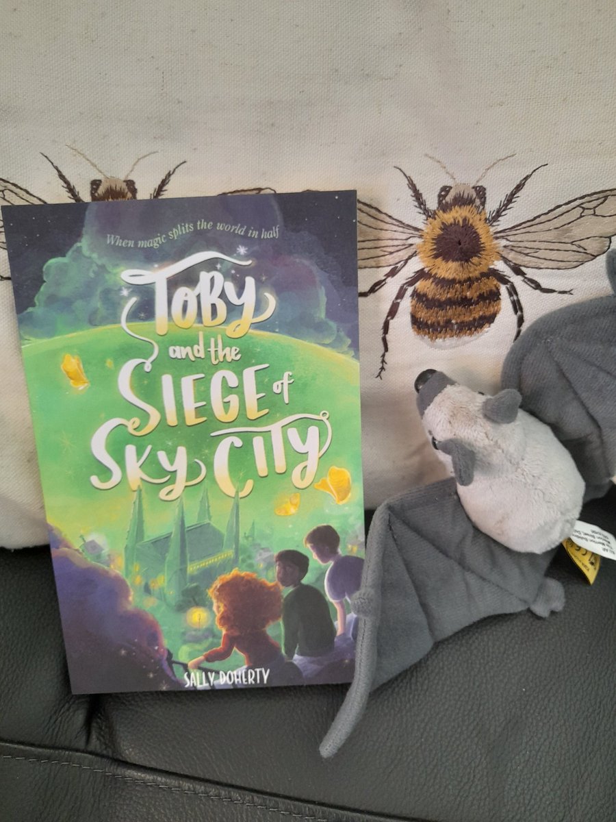 Philippa Leathley (@prleathley) on Twitter photo So excited to get this gorgeous book in the post along with my super cute Barnaby bat! Siege of Sky City is my favourite of the brilliant Toby Bean books by <a href="/Sally_writes/">Sally Doherty writes ๐ฉโ๐ป</a>, and I'm so honoured to be quoted on the back. Also, that cover is seriously beautiful in real life! ๐๐ค๐ฆ So excited to get this gorgeous book in the post along with my super cute Barnaby bat! Siege of Sky City is my favourite of the brilliant Toby Bean books by <a href="/Sally_writes/">Sally Doherty writes ๐ฉโ๐ป</a>, and I'm so honoured to be quoted on the back. Also, that cover is seriously beautiful in real life! ๐๐ค๐ฆ