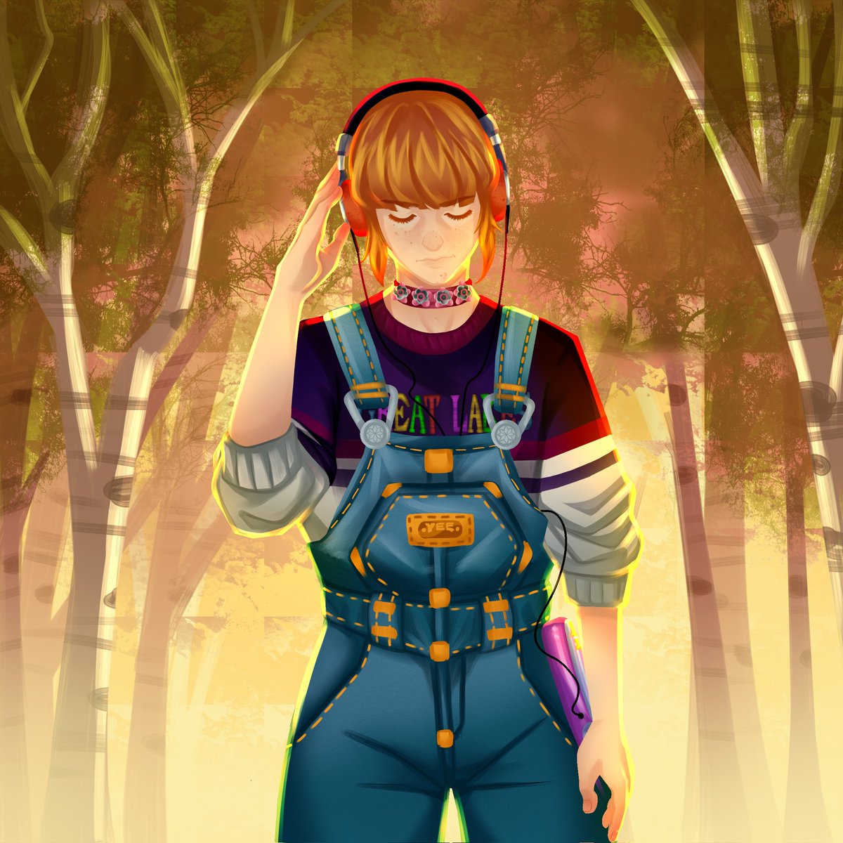 A_bstractt's tweet image. 「 Forest Girl 」
(Not good at backgrounds, but I tried!)
#LostRecords #KatMikaelsen #lostrecordsbloomandrage