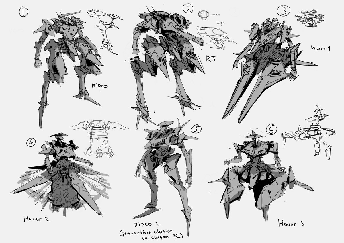 Another batch of design sketches
#mecha