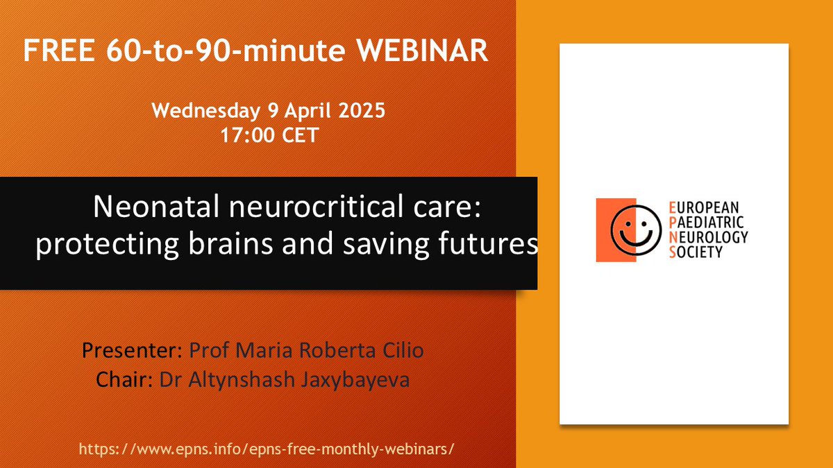 Next EPNS FREE EdNucational webinar - Wed 9 April 5pm CET - Registration now open! -us02web.zoom.us/webinar/regist…