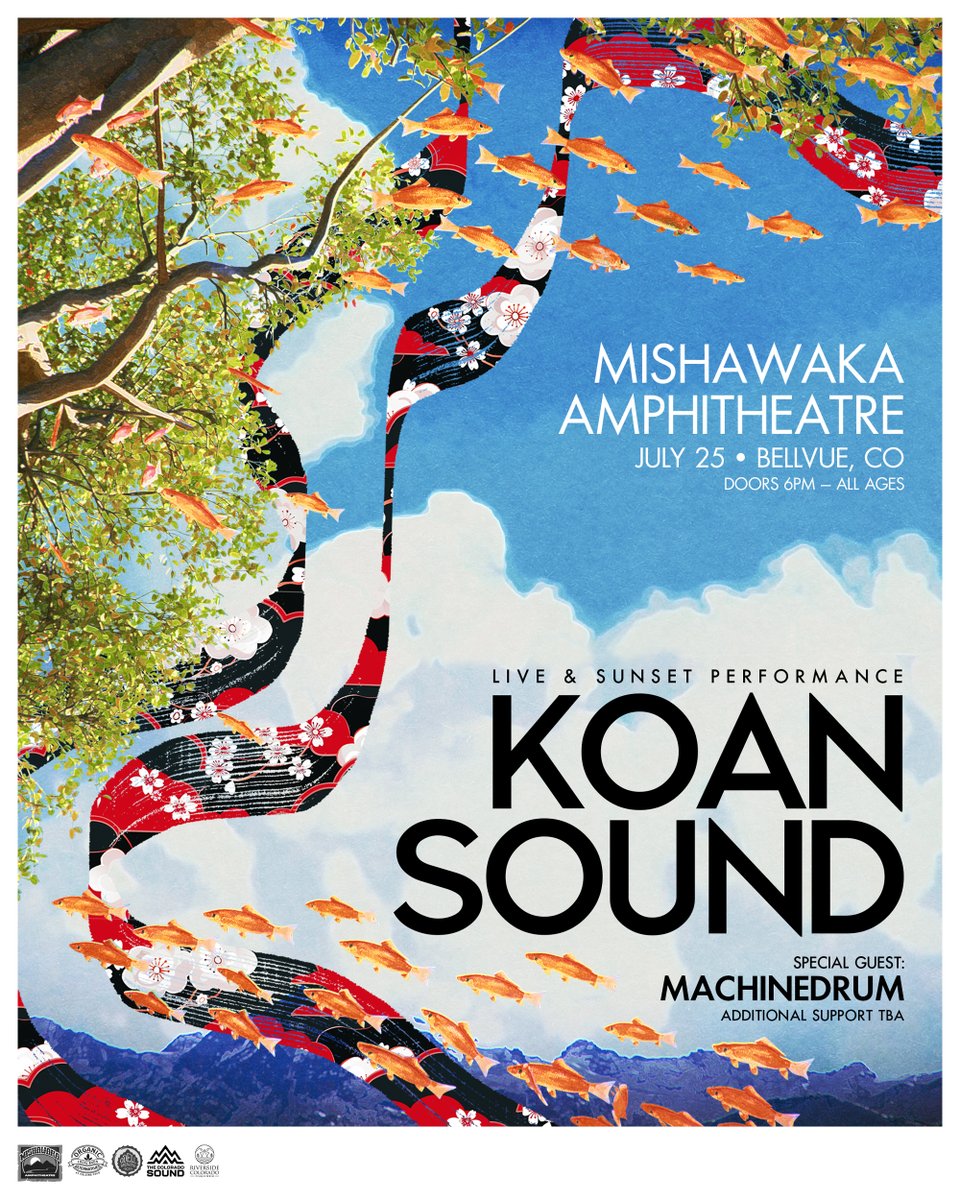 Performing together again for a one-off live event this summer in Colorado!
Two sets at the beautiful Mishawaka Amphitheatre, joined by the amazing Machinedrum.

See you underneath the stars ✨