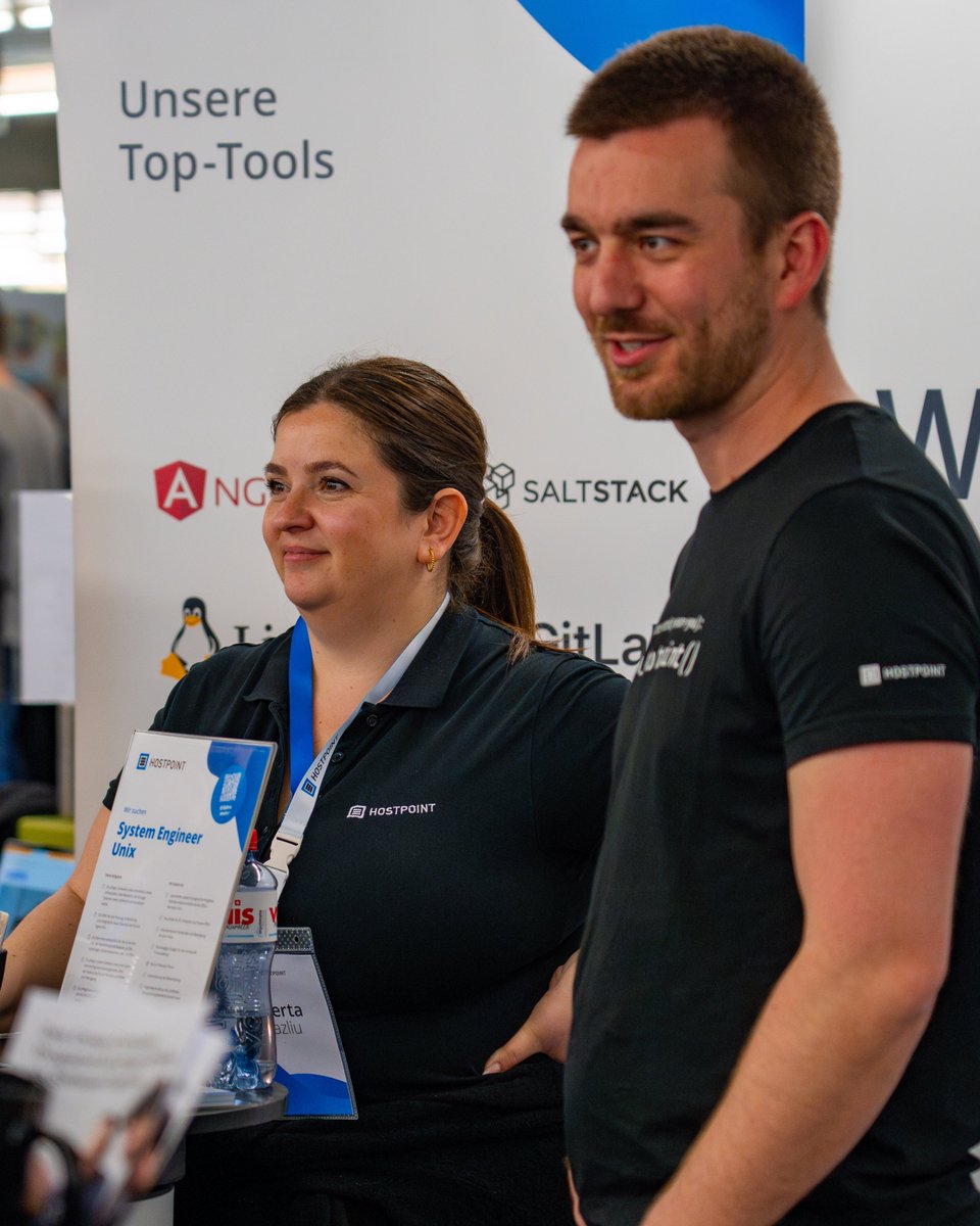 Hostpoint (@hostpoint) on Twitter photo Als stolzer Rapperswiler IT-Dienstleister sind wir dieses Jahr natürlich wieder am Campus der <a href="/ost_fh/">OST – Ostschweizer Fachhochschule</a>, um in persönlichen Gesprächen viele neugierige Talente aus der Informatik kennenzulernen.
Eure Zukunft in der IT-Branche beginnt hier!
Jobs: hostpoint.ch/jobs/ Als stolzer Rapperswiler IT-Dienstleister sind wir dieses Jahr natürlich wieder am Campus der <a href="/ost_fh/">OST – Ostschweizer Fachhochschule</a>, um in persönlichen Gesprächen viele neugierige Talente aus der Informatik kennenzulernen.
Eure Zukunft in der IT-Branche beginnt hier!
Jobs: hostpoint.ch/jobs/