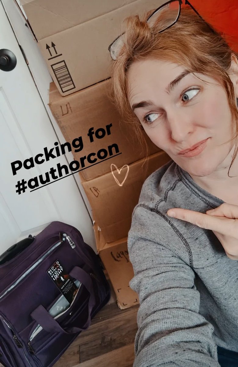 Packing for #authorcon in Williamsburg, VA!
This weekend I will be one of the Guests of Honor at this event that draws people from all over the country. I'm honored and only a little panicky.