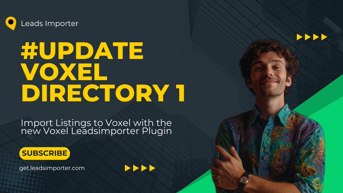 Leadsimporter's tweet image. 🚀 Another update! Leadsimporter now integrates with Voxel, the WordPress directory theme. 🛠️ Easily import listings directly into your Voxel-powered directories to organize leads and boost productivity. 💼✨
#LeadsImporter #VoxelIntegration #WordPressDirectory #Directory