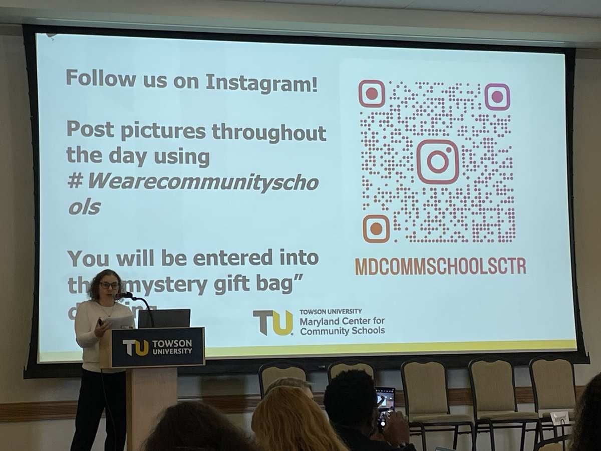 Excited to be back on the campus of my alma mater <a href="/TowsonU/">Towson University</a> for the inaugural @mdcommschoolctr conference! #WeAreCommunitySchools