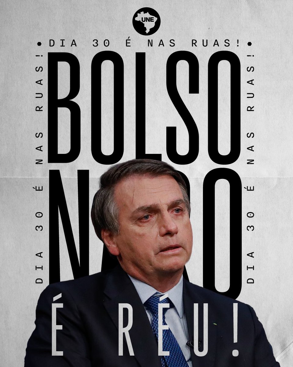 Pela democracia e contra todos aqueles que atentaram contra ela. O STF forma maioria e torna Bolsonaro réu!

DIA 30 É NAS RUAS!✊🏾