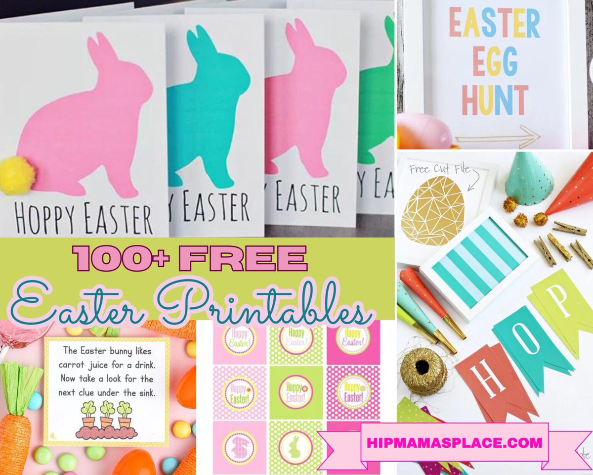 HipMamasPlace's tweet photo. 🐣✨ Here are 100+ FREE #Easter printables to make your holiday extra hoppy! From cute decor to egg wraps, gift tags & more – they're perfect for parties, #Eastergiftbaskets, or just fun with the kiddos! 🌸💕
Grab them here 👉 https://t.co/RmcC5LdU4L
#EasterPrintables #FreePrintables #EasterFun #HipMamasPlace #Easter #Eastercrafts #freeprintables #EasterDIY #hipmamasplace