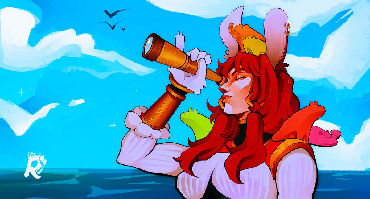 RiptideRedraw's tweet image. The winds are changing... we can feel it! #RiptideRedraw

From the crow&apos;s nest we peer out, spyglass in hand, waiting for the winds to catch just right. Our course is nearly set—just waiting for the stars to align. Keep your eyes on the horizon, something wondrous is just ahead!