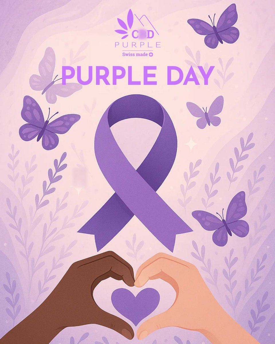 CBDPurple_'s tweet photo. 💜 Aujourd’hui, c’est le Purple Day 💜

Une journée pour respirer, et se rappeler que prendre soin de soi, ce n’est pas un luxe… c’est une nécessité.

Et à l’occasion, profite des Purple Days sur https://t.co/w6uKR6Amv1 : douceur, détente et magie naturelle t’y attendent 🌸 https://t.co/U1dsurgMZb