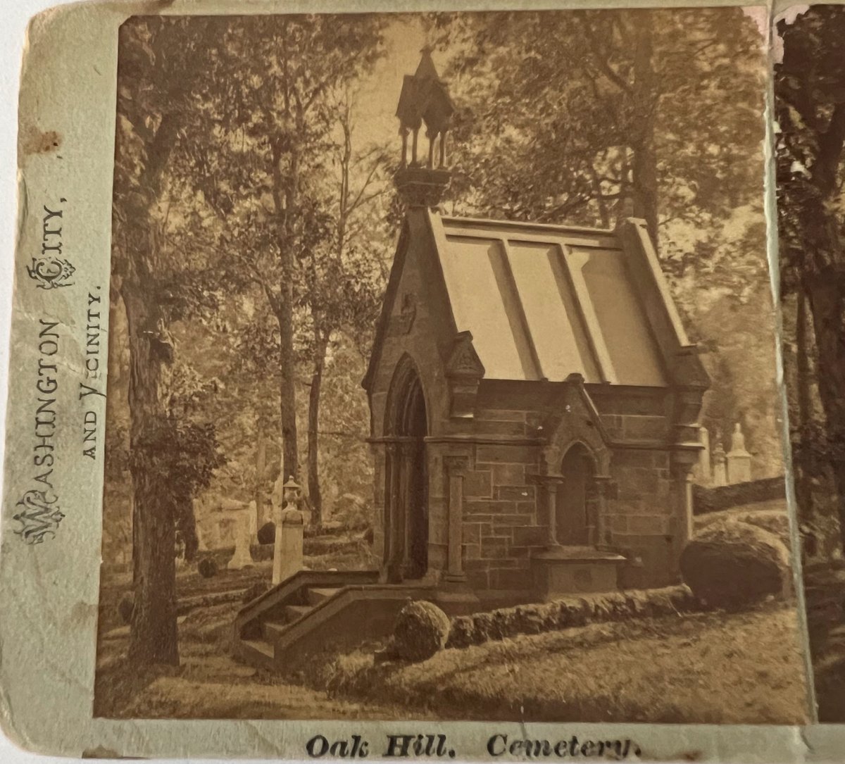 Matteo Ferran and Aeon Preservation have begun to partially dismantle &amp; stabilize the circa 1865 red sandstone and marble Linthicum mausoleum. The pieces will be stored securely on site until grant &amp; public funds can be raised for restoration &amp; reconstruction.