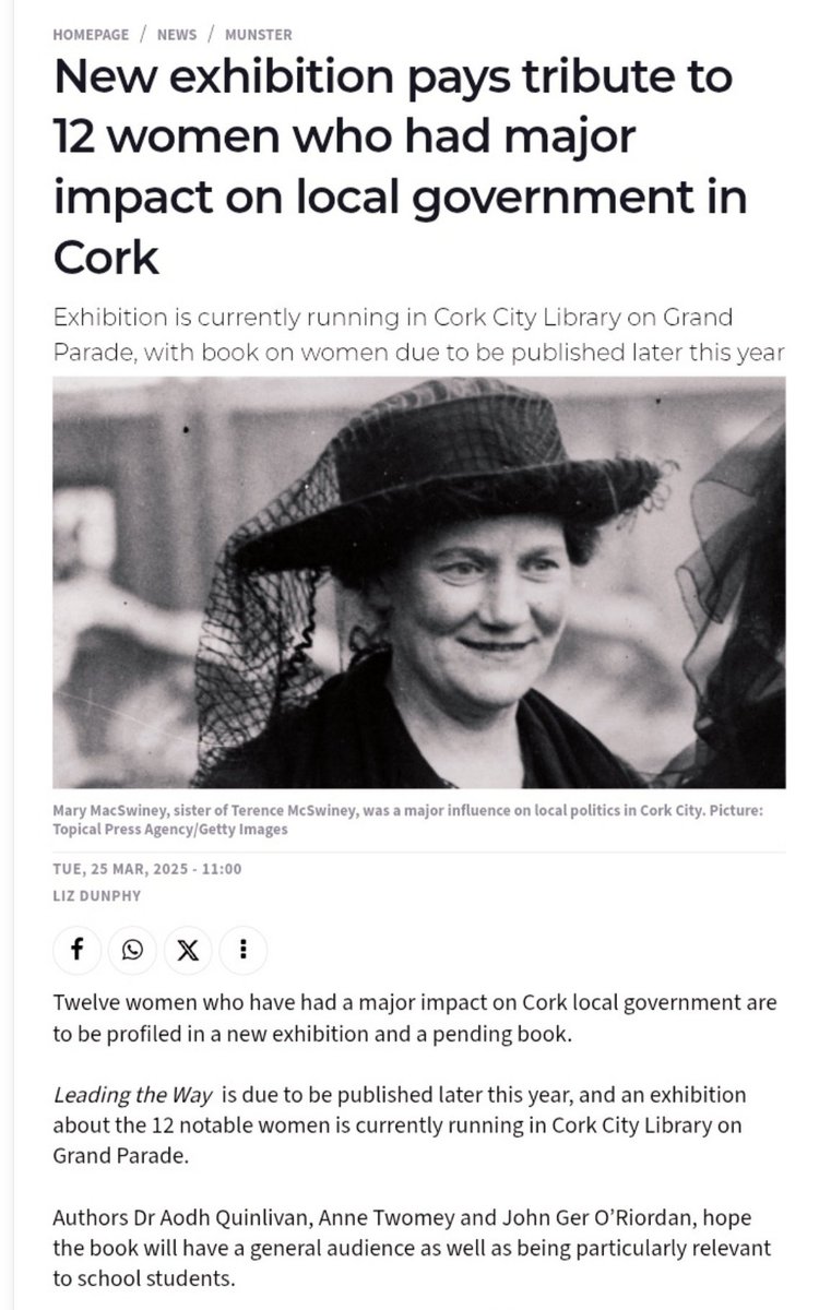 AODH QUINLIVAN ⚽️🏆 (@aodhquinlivan) on Twitter photo From today's <a href="/irishexaminer/">Irish Examiner</a> by <a href="/LizDunphy1/">Liz Dunphy</a>. The exhibition is worth checking out and the book might make a nice Christmas gift 😁. <a href="/UCC/">UCC Ireland</a> <a href="/CACSSS1/">UCC Arts, Celtic Studies and Social Sciences</a> <a href="/UCCResearch/">UCC Research</a> <a href="/UCCLibrary/">UCC Library</a> <a href="/johbees/">John O'Halloran</a>
<a href="/jfcryan/">John F. Cryan</a> <a href="/corkcitycouncil/">Cork City Council</a> <a href="/corkcitylibrary/">Cork City Libraries</a> <a href="/sendboyle/">Ard Mhéara Chorcaí, Cllr. Dan Boyle</a> <a href="/deirdreforde/">Deirdre FORDE</a> <a href="/DeirdreCluneMEP/">Deirdre Clune</a>
<a href="/corkbeo/">Cork Beo</a> From today's <a href="/irishexaminer/">Irish Examiner</a> by <a href="/LizDunphy1/">Liz Dunphy</a>. The exhibition is worth checking out and the book might make a nice Christmas gift 😁. <a href="/UCC/">UCC Ireland</a> <a href="/CACSSS1/">UCC Arts, Celtic Studies and Social Sciences</a> <a href="/UCCResearch/">UCC Research</a> <a href="/UCCLibrary/">UCC Library</a> <a href="/johbees/">John O'Halloran</a>
<a href="/jfcryan/">John F. Cryan</a> <a href="/corkcitycouncil/">Cork City Council</a> <a href="/corkcitylibrary/">Cork City Libraries</a> <a href="/sendboyle/">Ard Mhéara Chorcaí, Cllr. Dan Boyle</a> <a href="/deirdreforde/">Deirdre FORDE</a> <a href="/DeirdreCluneMEP/">Deirdre Clune</a>
<a href="/corkbeo/">Cork Beo</a>