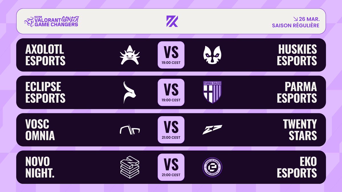 Le split 1 de la Genesi 🇮🇹 commence ce soir !

Retrouvez toute l'action à partir de 19h ⚔️