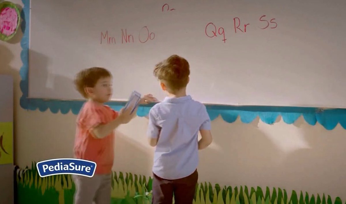 Just saw a PediaSure commercial and have to ask - is that how we’re really writing lowercase Qs now?