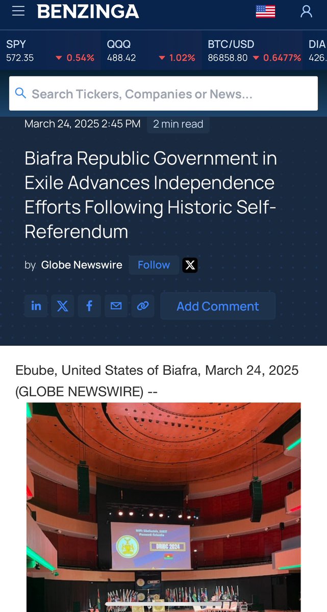 In Ekpa's absence, Acting Prime Minister Nkere was elected to continue BRGIE's diplomatic outreach.

Acting Prime Minister Nkere, working closely with the BRGIE Advisory Council, lobbyist Mr. Elias Gerasoulis of Moran Global Strategists, and BRGIE lawyer Mr Arman Dabiri of Arman