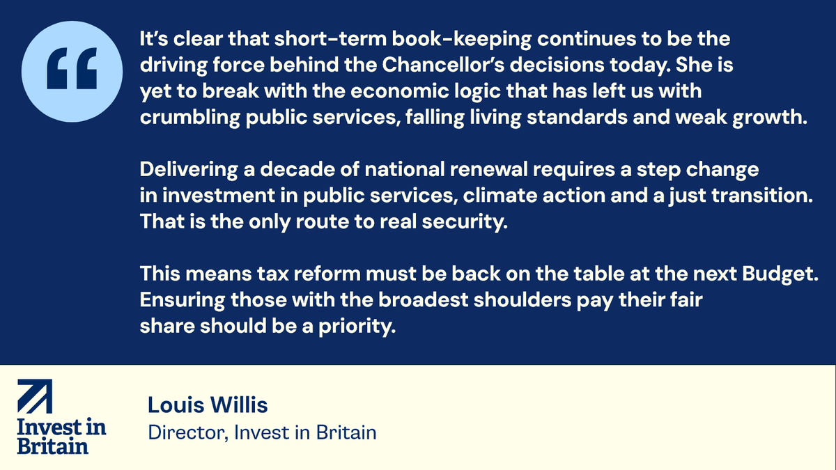 Invest_Britain's tweet image. Our response to the Chancellor's Spring Statement earlier today ⬇️