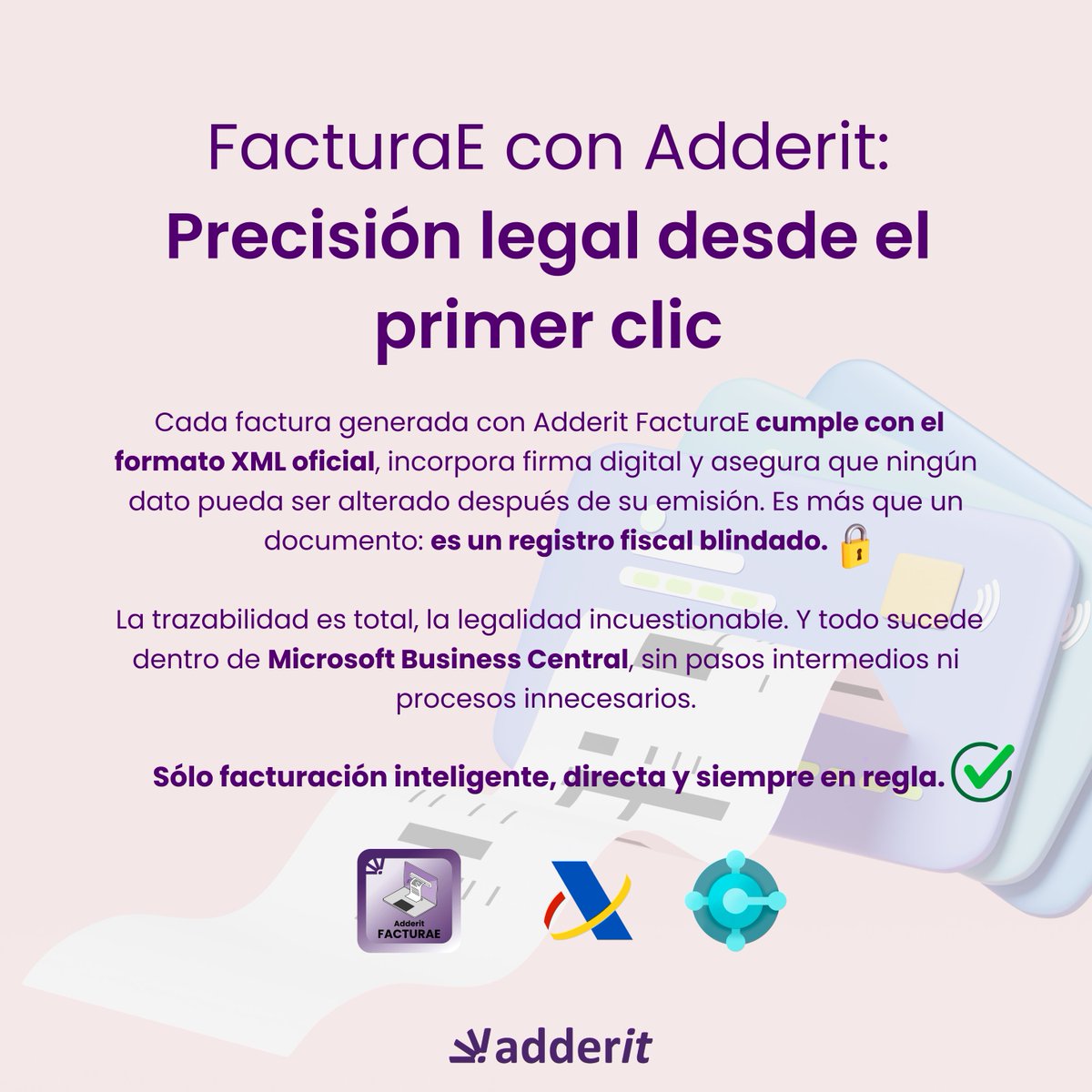 AdderitQA's tweet photo. La facturación electrónica ya no es una opción, sino el nuevo estándar. Con #AdderitFacturaE, tienes acceso a una solución diseñada para garantizar el cumplimiento normativo, la seguridad fiscal y la automatización eficiente.

📍 Barcelona: 938 323 134 | 📩 facturae@adderit.es https://t.co/G92EXjfDUw