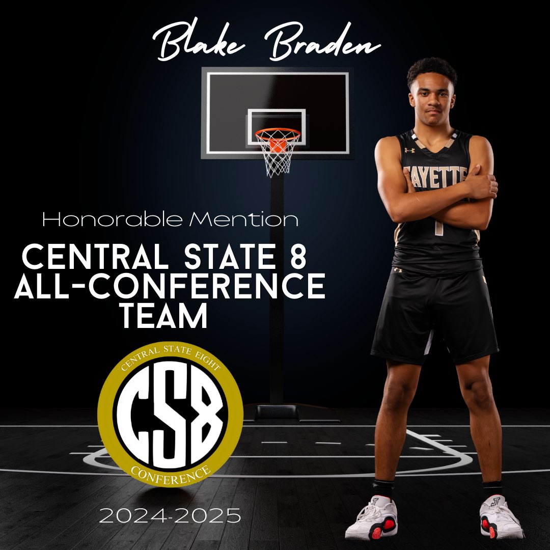 Congratulations to Sr. Kaleb Friebe &amp; Fr. Blake Braden for earning <a href="/CentralState8/">Central State 8</a> honors in its inaugural season. 

These honors are high praise for these two young men in one of the best conferences in the state of Missouri. 

Well done gentlemen.
<a href="/FayettePaper/">The Fayette Advertiser</a> 
<a href="/FayetteFalcons/">Fayette High School</a>