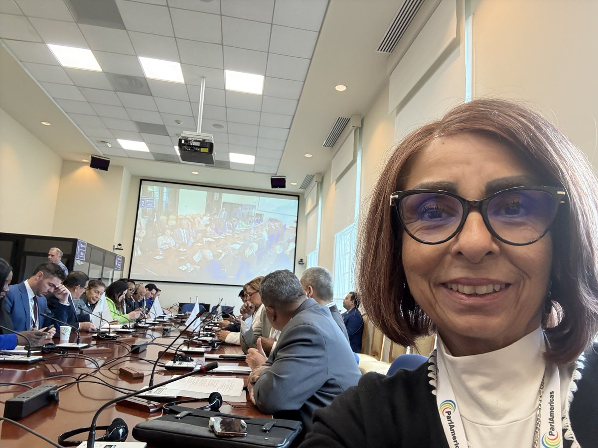 Ya estamos en la #OEA en la reunión con el Secretario General, Luis Almagro y el Secretario para el Fortalecimiento de la Democracia, Francisco Guerrero.