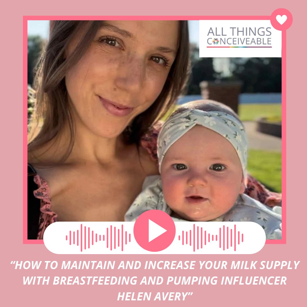 🌟 Curious about building and maintaining your milk supply? 🌟 Listen to our podcast on All Things Conceivable! 🍼✨ Whether you’re a new mom or just looking to expand your knowledge, we’ve got expert insights and tips waiting for you. 💖🌈 #AllThingsConceivable