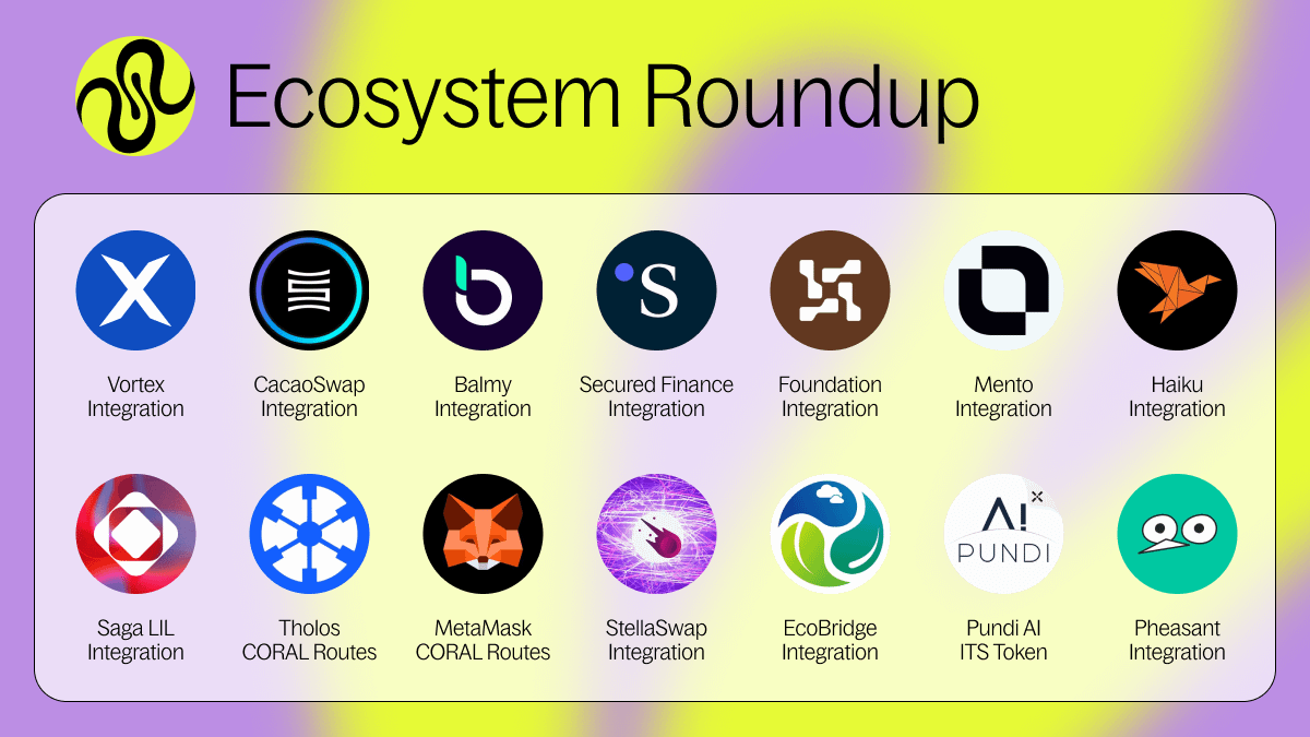 Wow, time flies when you're connecting chains. It's already time for another Squid Ecosystem Roundup!

Meet the newest DEXs, AMMs, chains, and apps to go cross-chain with Squid this past month 💫

Explore Squid Ecosystem in 🧵