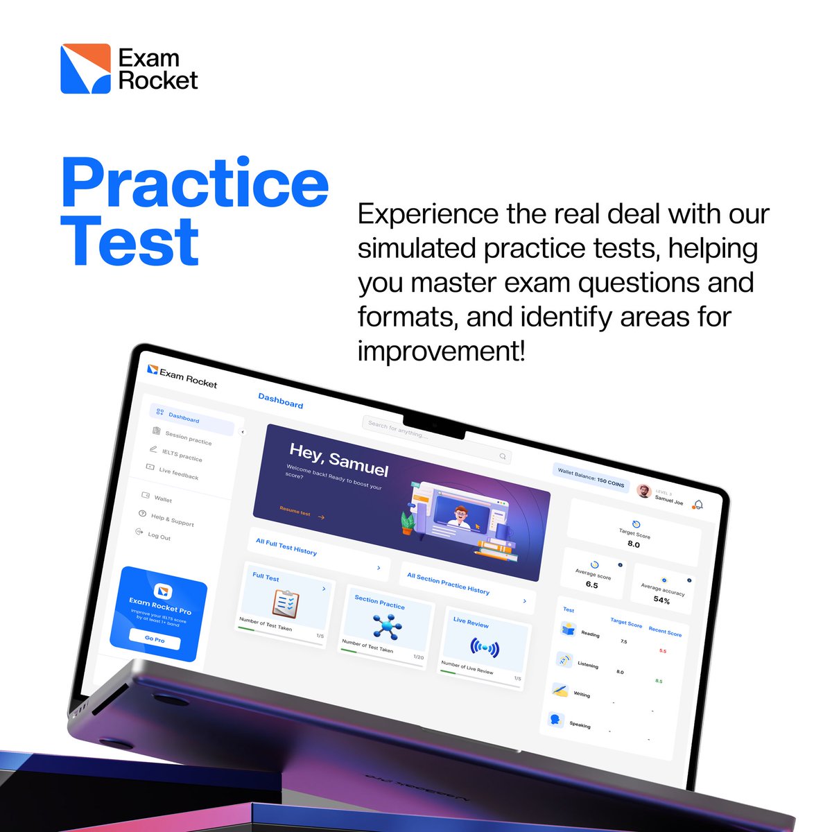 examrocket's tweet photo. Find out how Exam Rocket’s innovative features can help you stay motivated, focused, and prepare adequately for your IELTS exam!👇✨ https://t.co/9Omt604xz1