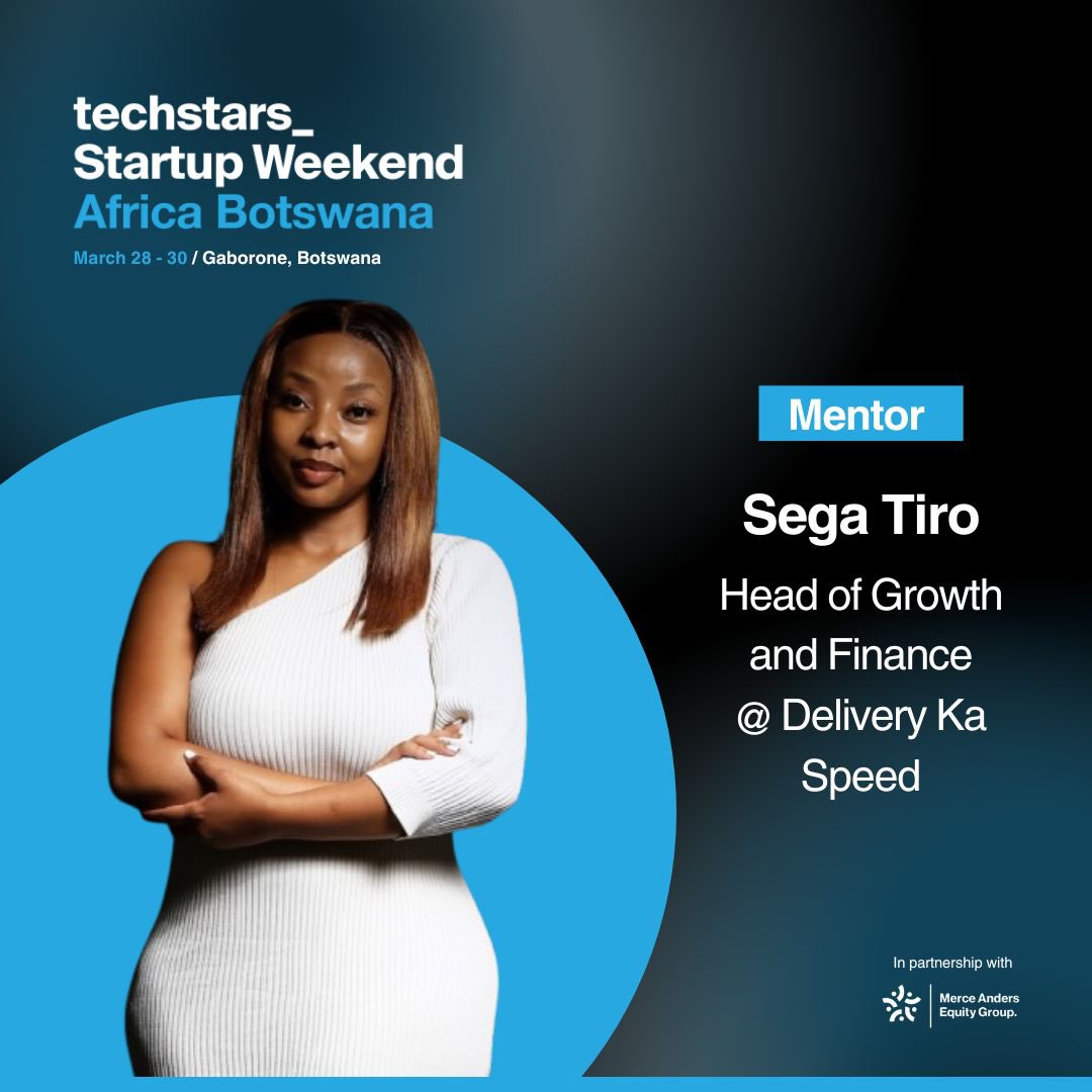 segatiroo's tweet image. We’re in Botswana till Sunday for the Techstars Startup Weekend where I’ll be one of the mentors assisting founder and enterprises on their business models and advising on the best way to pitch to investors! 

Hope to see you there! 🇧🇼