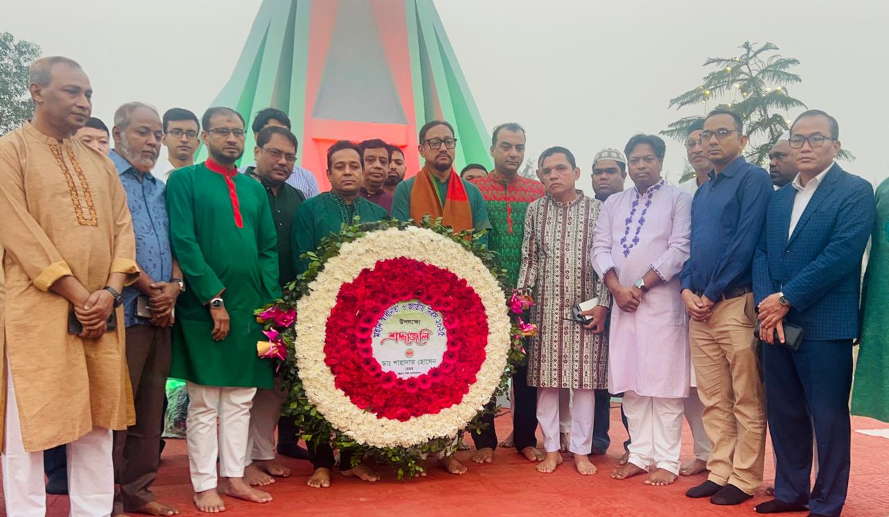 জাতির বীর সন্তানদের প্রতি শ্রদ্ধা জানালেন চসিক মেয়র ডা. শাহাদাত