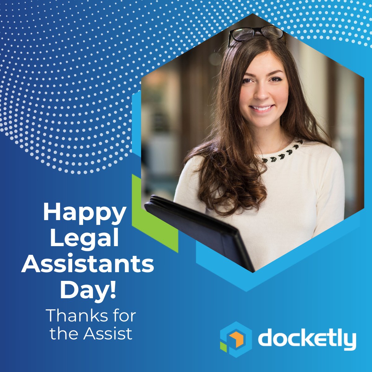docketly's tweet image. Legal assistants, you keep it all together. 👏 Your hard work deserves recognition—every single day. So in honor of Legal Assistants Day, we just want to take a moment to say: thank you for all that you do. 💙

#LegalAssistantsDay #ThankYou