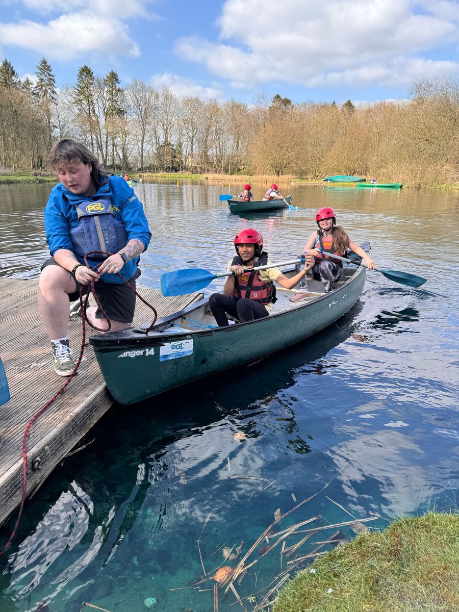 “Jump in the water,” they said 
“It’ll be fun!” they said 
🛶 <a href="/PGLTravel/">PGL Schools & Groups</a>