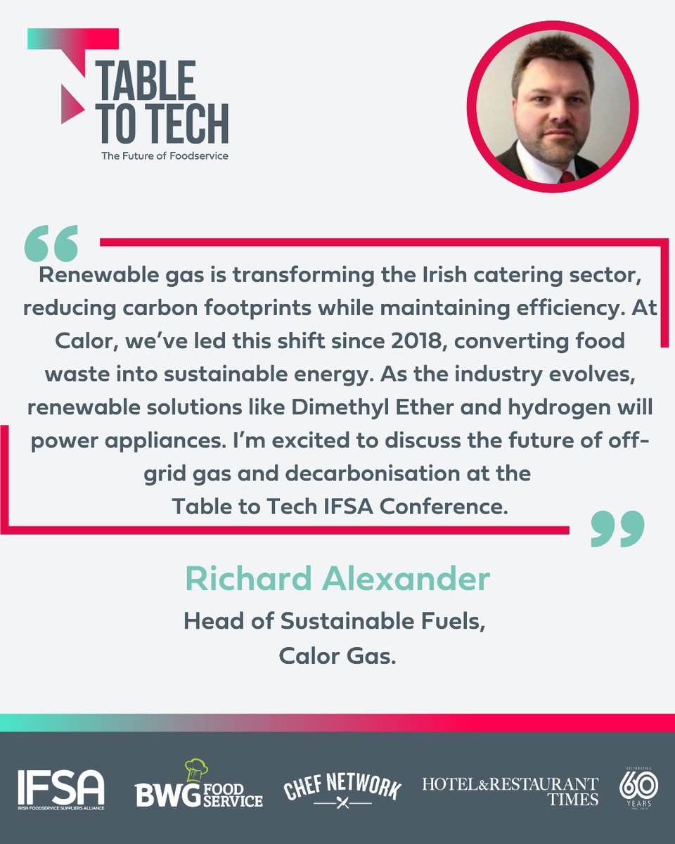 catexexhibition's tweet image. MEET RICHARD ALEXANDER

Richard will be speaking on Decarbonising The Catering Sector

 🎟️ Get your ticket now—link in bio!
#FutureOfFoodservice #IFSAConference #TableToTech