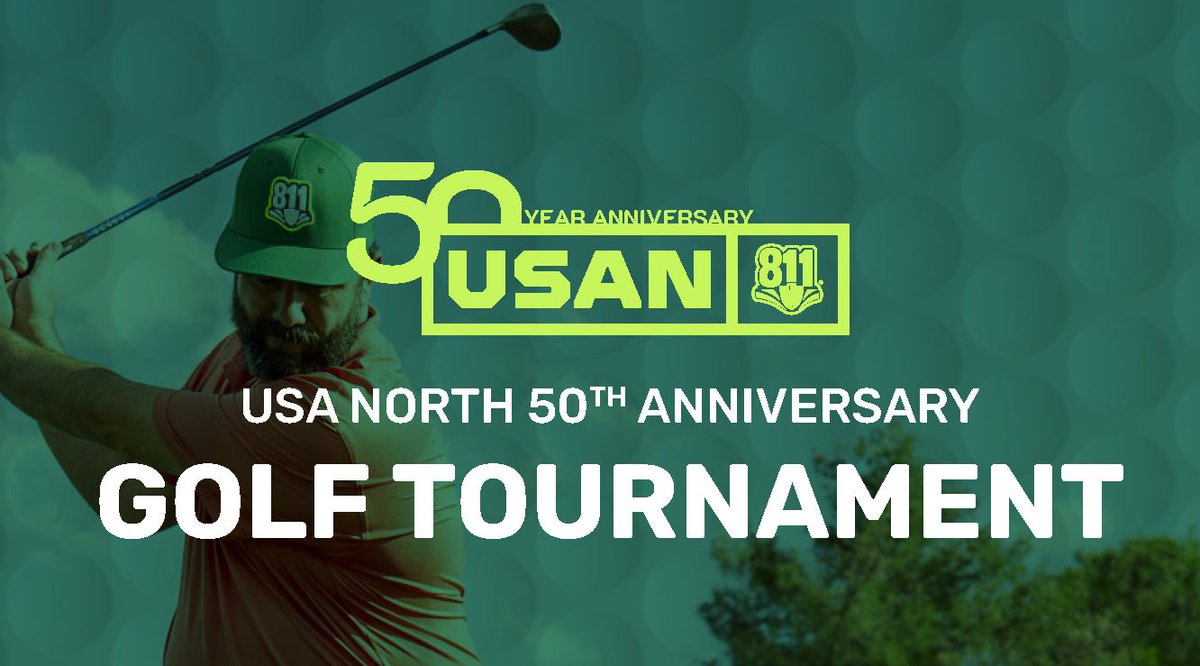 USA North 811 is turning 50!
Celebrate with us at our 50th Anniversary Golf Tournament on Thursday, April 24th at Diablo Creek Golf Course in Concord, CA.

Shotgun start at 1:00 PM
Lunch and raffle prizes included

Bring your crew, swing some clubs ⛳, and help us honor 50 years