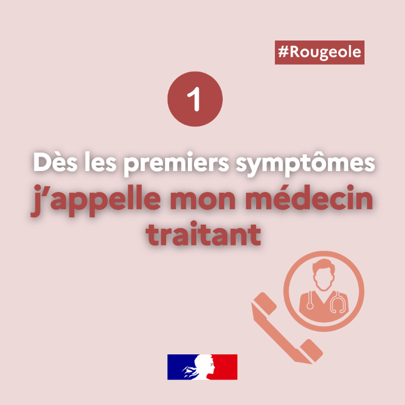 Sante_Gouv's tweet photo. #Rougeole | Fièvre ? Toux ? Eruption cutanée ? C'est peut-être la rougeole ! 
⚠️En cas de symptôme il est impératif de s’isoler et de contacter rapidement un médecin afin d'éviter de contaminer votre entourage et pour protéger les plus vulnérables.