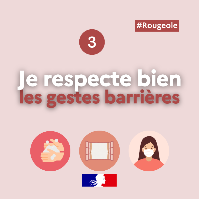 Sante_Gouv's tweet photo. #Rougeole | Fièvre ? Toux ? Eruption cutanée ? C'est peut-être la rougeole ! 
⚠️En cas de symptôme il est impératif de s’isoler et de contacter rapidement un médecin afin d'éviter de contaminer votre entourage et pour protéger les plus vulnérables.