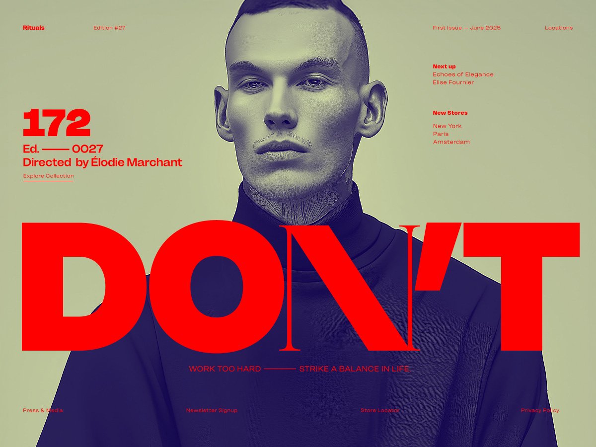 rajputrajesh448's tweet image. Design Exploration — Playing with Type and Color.