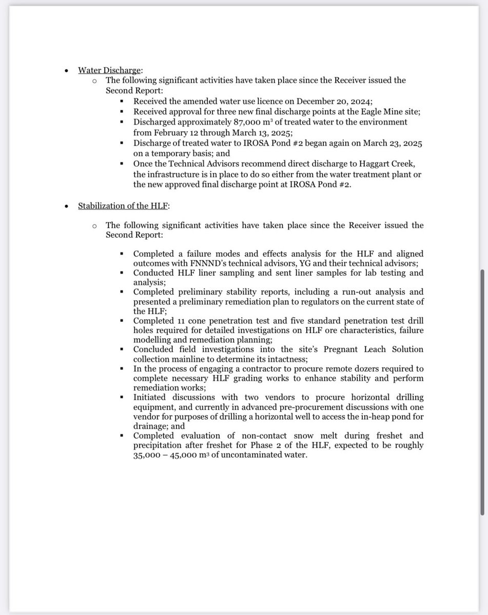 Ah, borrowing costs (so far) in dealing with the mess at Victoria Gold go from $105 million to $220 million. We could have built another one-and-a-half convention centres with that increase 

#Yukon #mining (1/2)