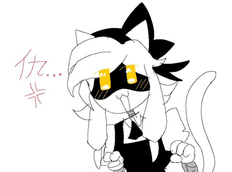 kawaiiuzichan's tweet image. "hey uzi-chan, do you beef with Cyn-chan or are you besties?" -> nya.... cyn-chan is my ENEMY nya~ uzichan.straw.page
