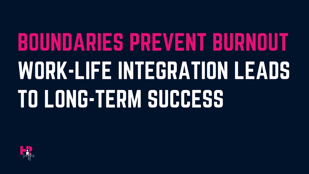 Leaders who protect their energy lead stronger teams. Set boundaries, not guilt. ⏳ #WorkLifeBalance #HR #HRSwagger