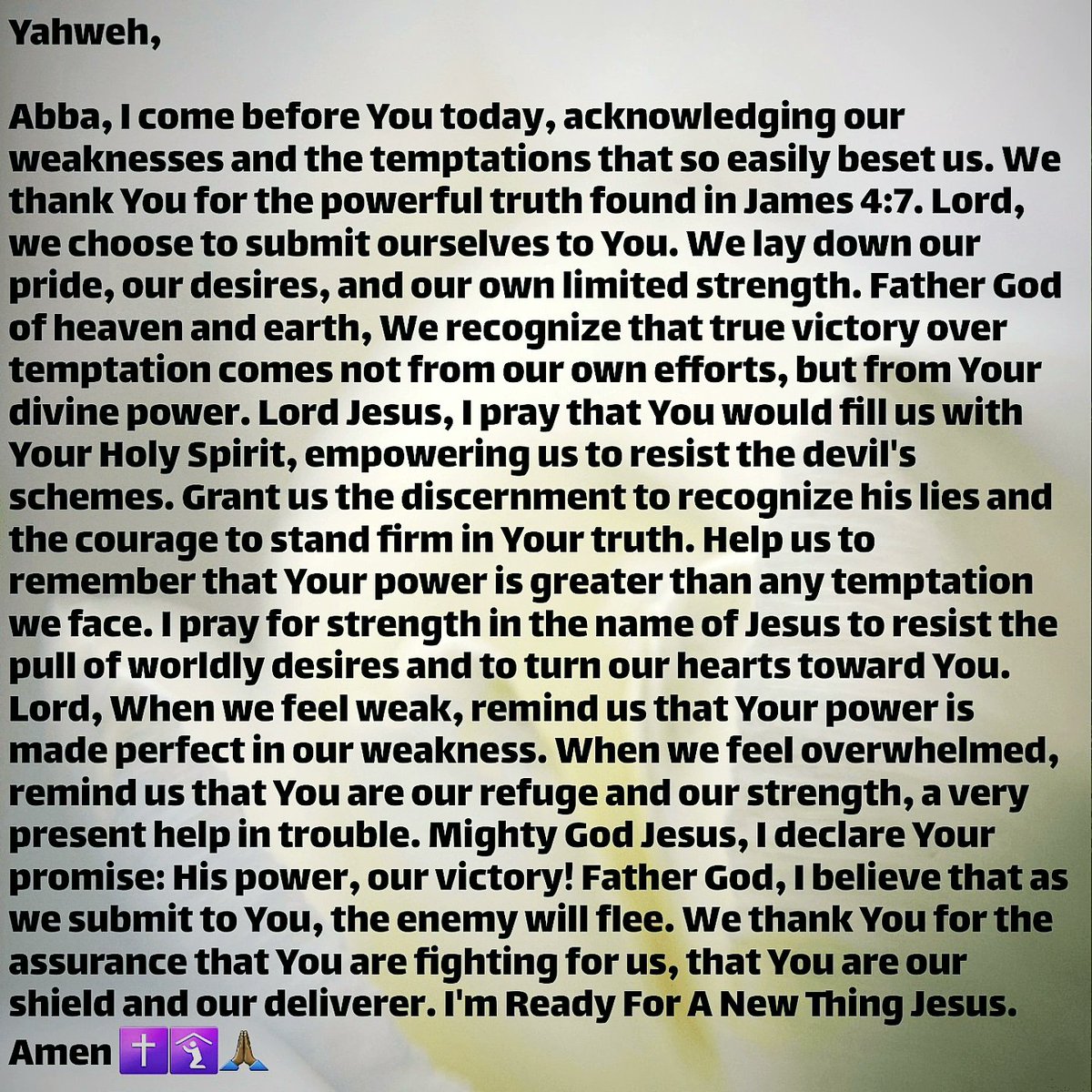 #imreadyforanewthingjesus #beencouraged #jesus #glory #hallelujah  #prises #grace #pray #prayer #god #faith #peace #love #holyspirit #christianity #bible #jesusfreak #jesusisking #salvation #theblood #biblequotes #dailydevotional #church #testimony #christian #christianpage