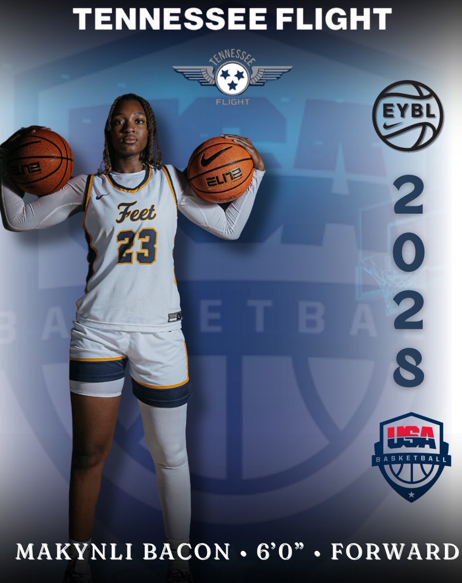 Makynli Bacon (@mk_bacon2028) on Twitter photo Thank you God for the opportunity! Time to work 💪🏾 <a href="/TNFlightEYBL/">Tennessee Flight EYBL</a> <a href="/Webb_GBB/">Webb School Girls Basketball</a> <a href="/WeWorkHoops/">Christian Simmons</a> <a href="/weworkhoopshaun/">Shaun</a> Thank you God for the opportunity! Time to work 💪🏾 <a href="/TNFlightEYBL/">Tennessee Flight EYBL</a> <a href="/Webb_GBB/">Webb School Girls Basketball</a> <a href="/WeWorkHoops/">Christian Simmons</a> <a href="/weworkhoopshaun/">Shaun</a>