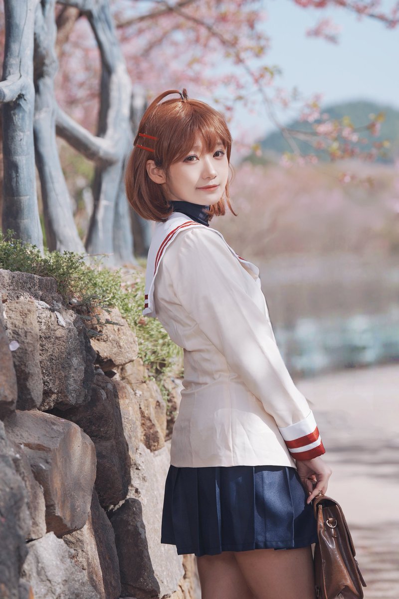 nagisa🧡
#cosplay 
#CLANNAD 
#古河渚