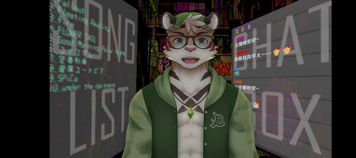 唱鬼畜眼鏡主題曲的鬼畜眼鏡顏