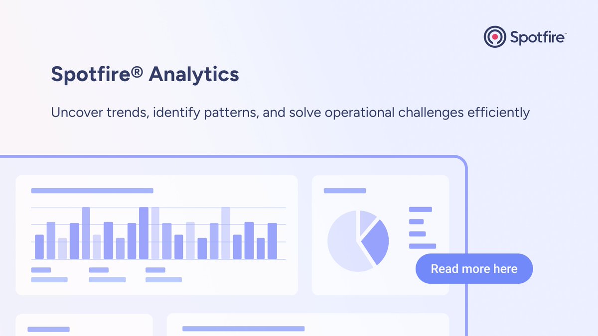 jricharman's tweet image. 🚀 Unlock the Power of Data with Spotfire Analytics!

Find out how Spotfire Analytics enables you to uncover trends, identify patterns, and solve operational challenges efficiently. Learn more: spr.ly/6015F8ygP

#VisualDataScience #SpotfireAnalytics