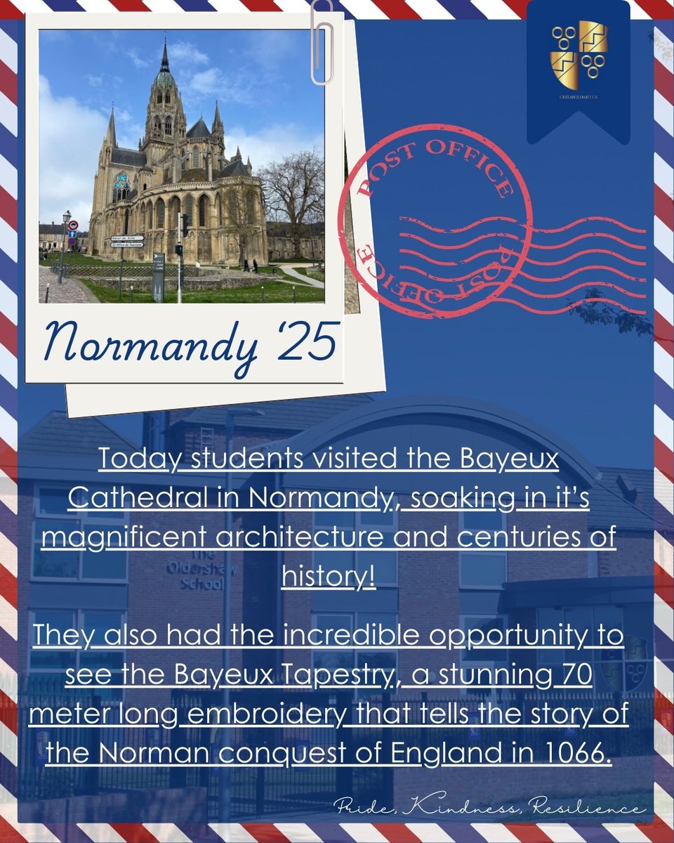 Normandy Update 📢🇫🇷 

#Normandy #Bayeux #OldershawSchool
