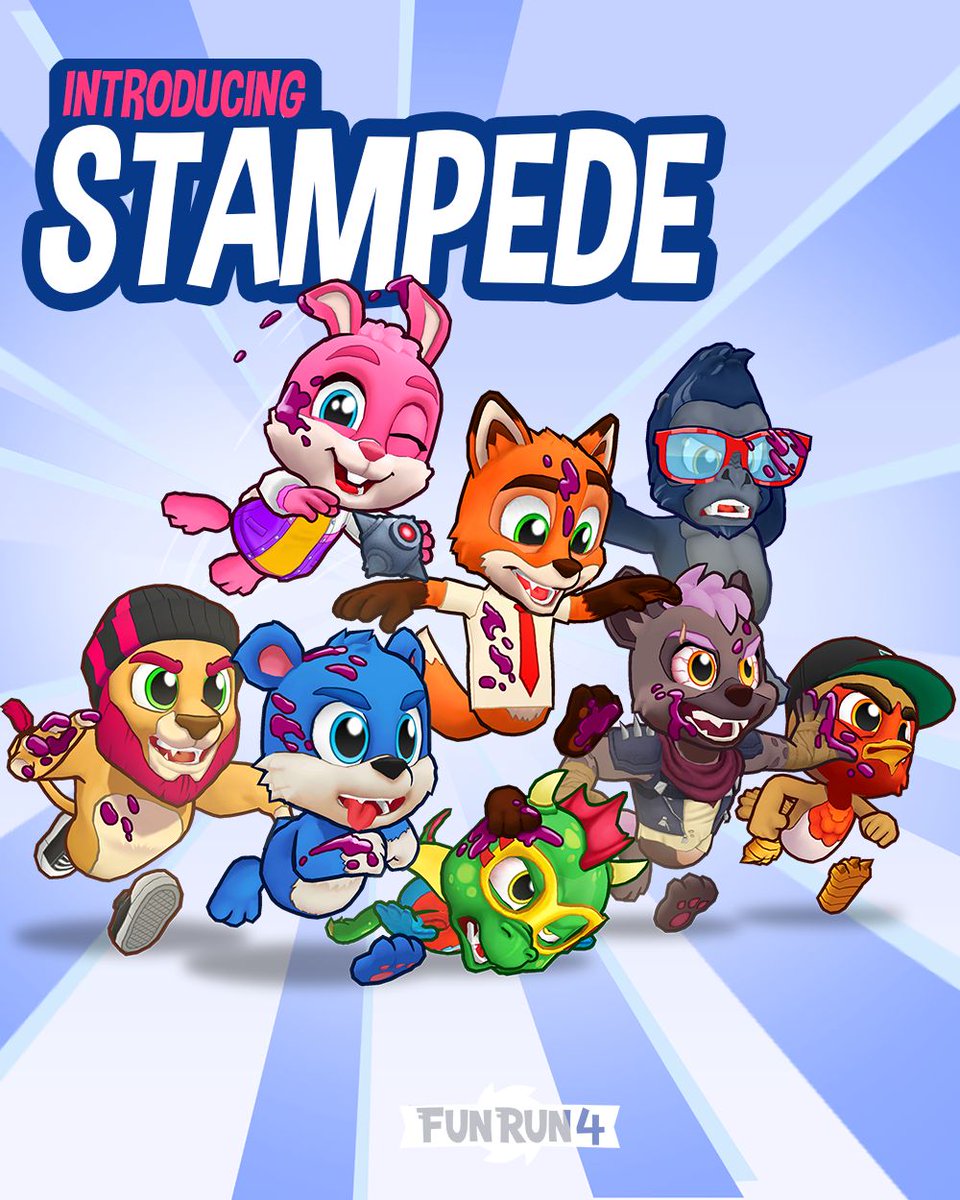 Have you tried the new Stampede Mode yet?

It's the all new 8 PLAYER mode that we are super hyped about!

It's live now in Fun Run 4! Go check it out!

#funrun #gaming #mobile