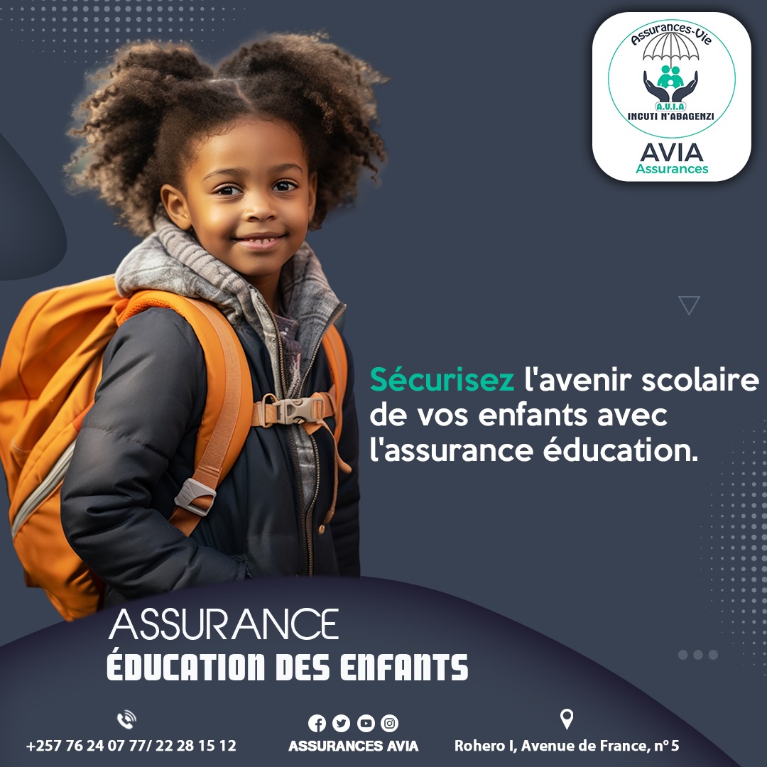 L'avenir de vos enfants est une priorité.

#assurance_éducation_des_enfants 
#assurance_AVIA