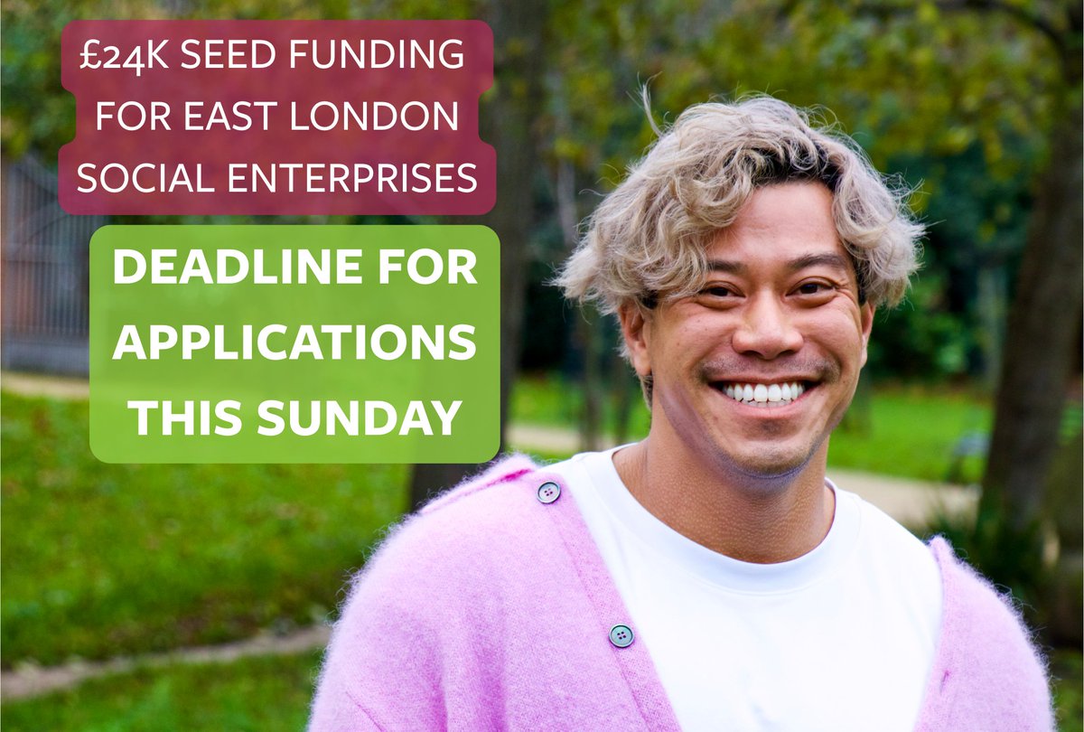 Bromley_by_Bow's tweet photo. 4 DAYS LEFT TO APPLY FOR UP TO £24K SEED FUNDING

Our @Investec Beyond Business programme offers new and emerging social enterprises in east London up to £24K, plus expert business mentoring.

APPLY HERE BY END OF SUNDAY 30 MARCH: https://t.co/AFWXTKOLKV https://t.co/yl2EZ6hngl