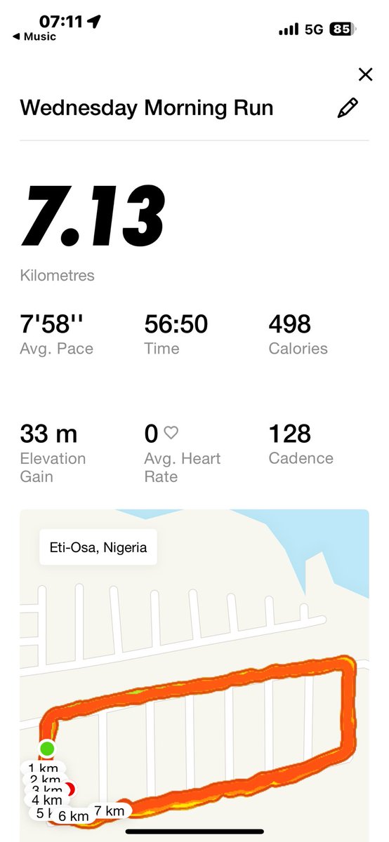 7.13km later &amp; one things is clear: consistency > perfection.

Been off for a bit, but I’m showing up again; in life, on-chain and on the streets.

Web3 is moving. My boy just shilled me some gaming alpha too. So I’m lacing up both digitally &amp; physically.

We pick up where we