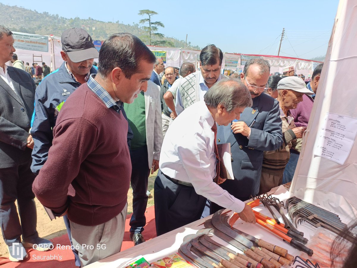 agrideptuk's tweet image. आज  दिनांक 26-03-2025 को विवेकानंद पर्वतीय कृषि अनुसंधान संस्थान अल्मोड़ा में आयोजित 50 वें  कृषि विज्ञान मेला में प्रतिभाग किया गया। जिसमें कृषि विभाग द्वारा आतमा योजना के तहत जिला स्तर पर चयनित कृषकों को किसान भूषण पुरस्कार दिया गया।

#Agricultureyojana #ATMAScheme #ATMAYojana