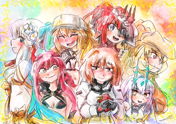 #上手いとか下手とかそういうのは関係なく自分が気に入っている絵

記念絵はいつまでも良い思い出✨ 