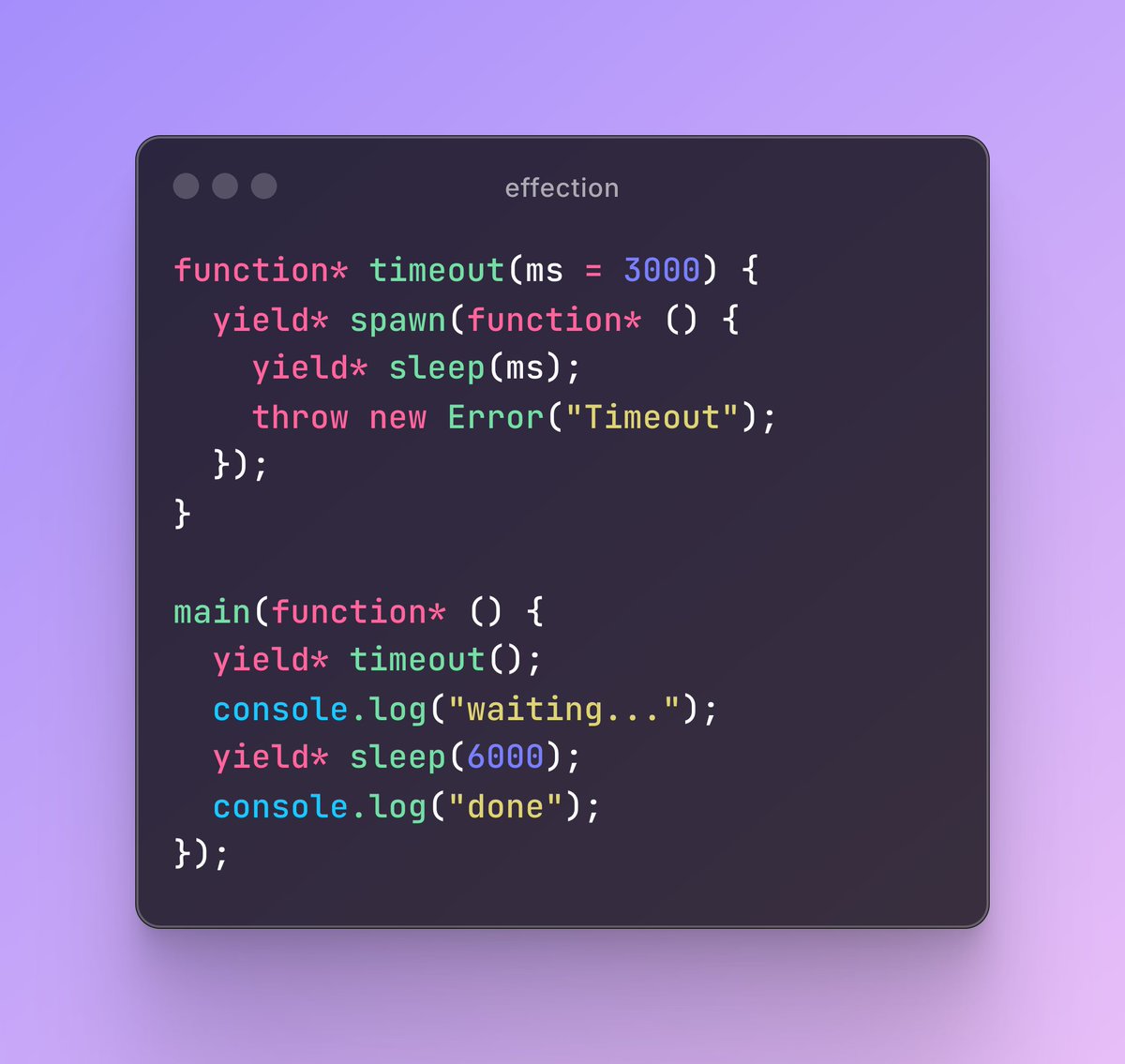 joshua_amaju's tweet image. Here&apos;s something you can&apos;t replicate in Javascript without effection.

#effection #structuredconcurrency